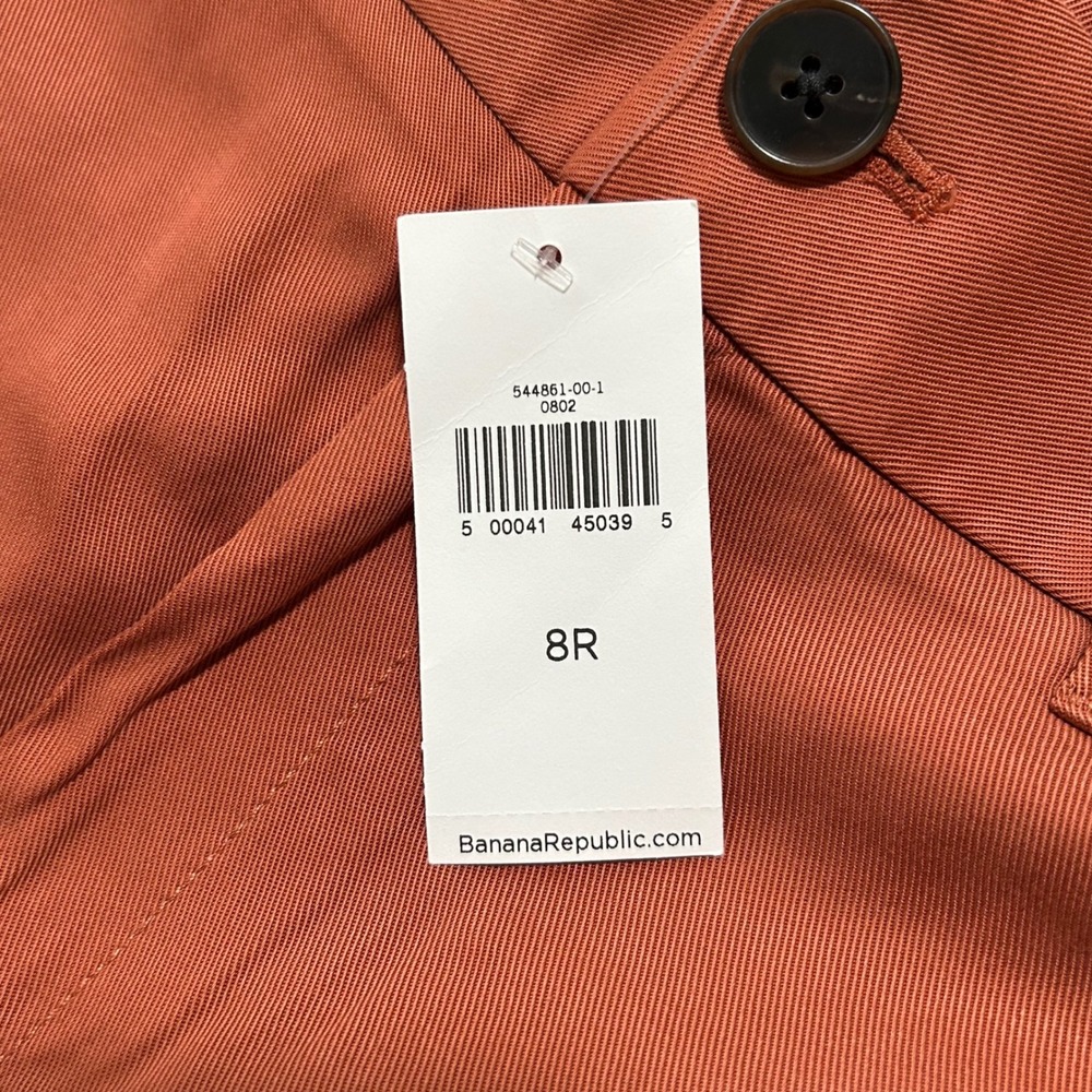 Banana Republic Women's Shorts Size 8 NWT – Rust Lyocell‎ Tailored Fit - Picture 5 of 9